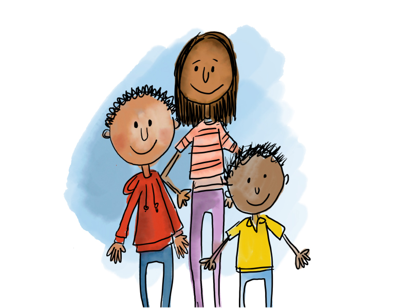 adoptive family clipart image