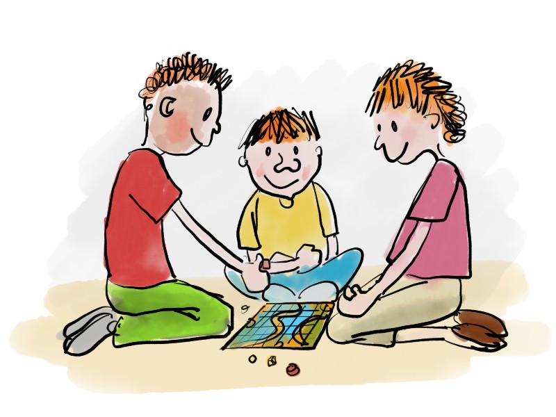 Children playing